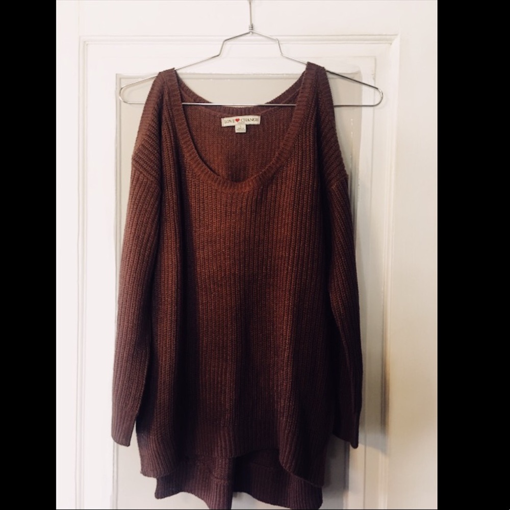 Love change should cut out sweater